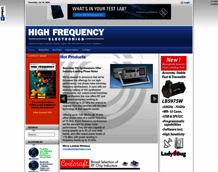 Highfrequencyelectronics.com thumbnail