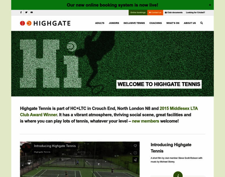 Highgate-tennis.co.uk thumbnail