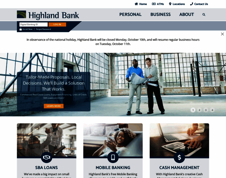 Highlandbanks.com thumbnail