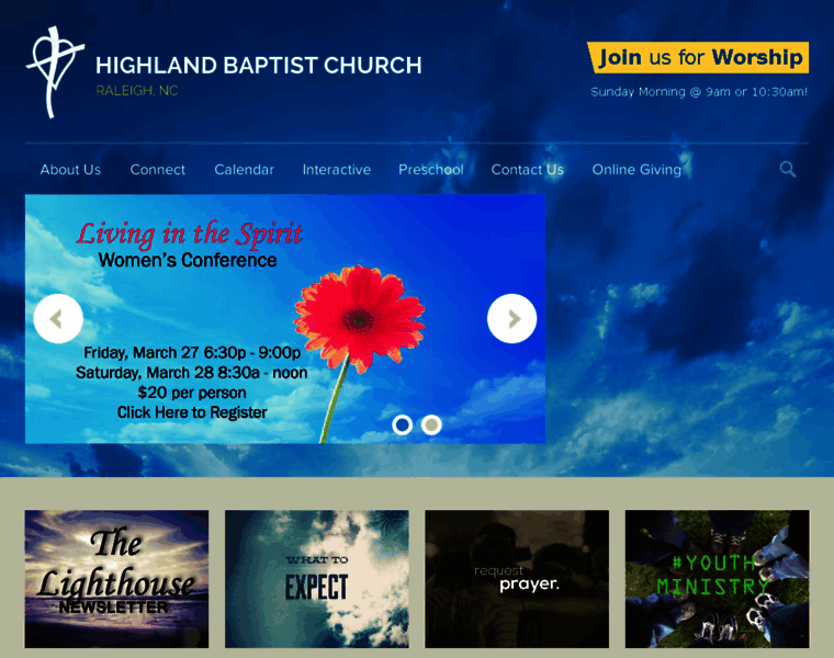 Highlandbaptistchurch.org thumbnail