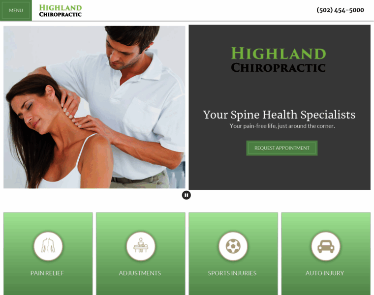 Highlandchiropractic.com thumbnail