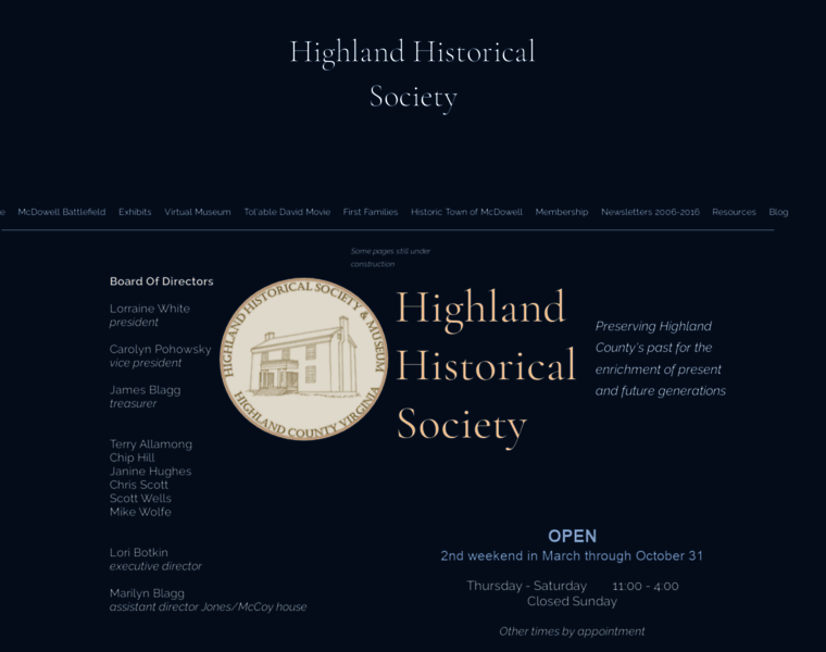 Highlandcountyhistory.com thumbnail
