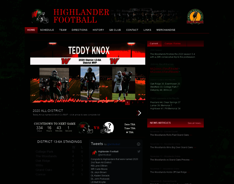 Highlanderfootball.net thumbnail