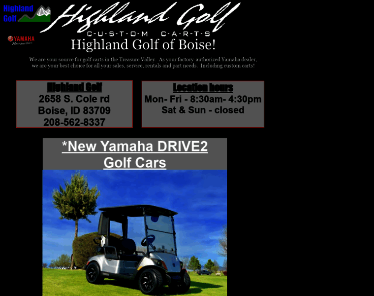Highlandgolfcarts.com thumbnail