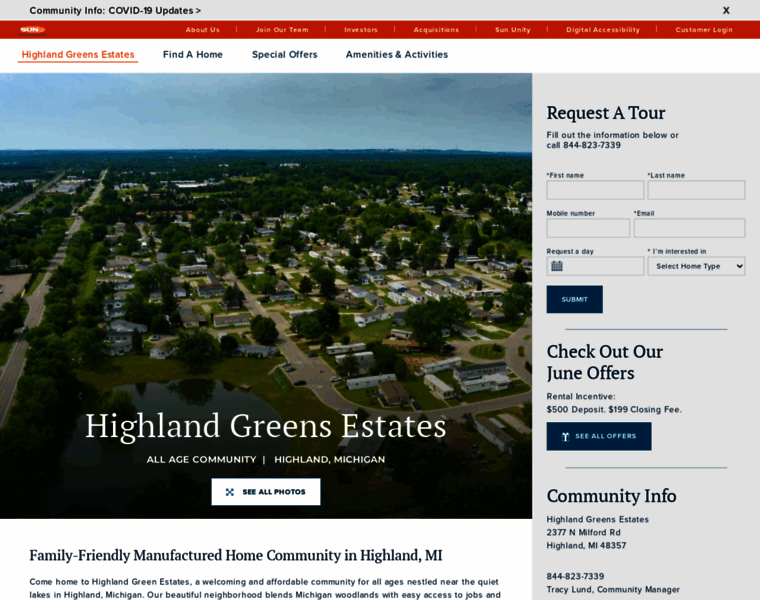 Highlandgreensestates.com thumbnail
