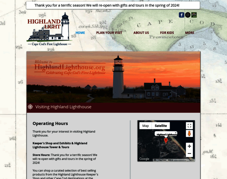 Highlandlighthouse.org thumbnail