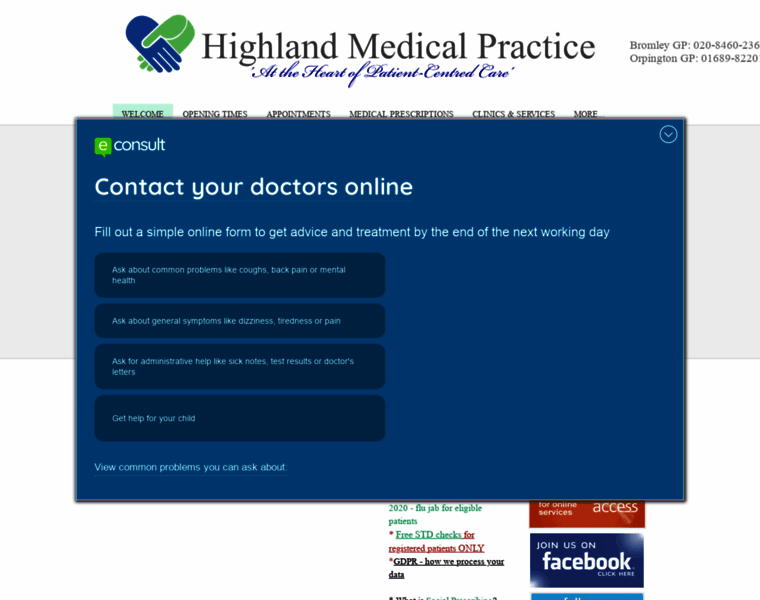 Highlandmedicalpractice.co.uk thumbnail
