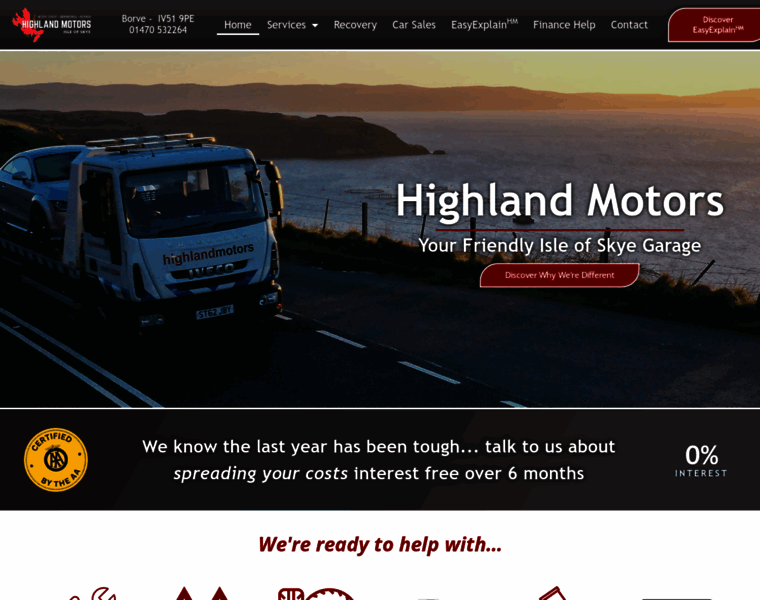 Highlandmotors.co.uk thumbnail