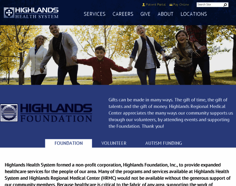 Highlandsfoundation.org thumbnail