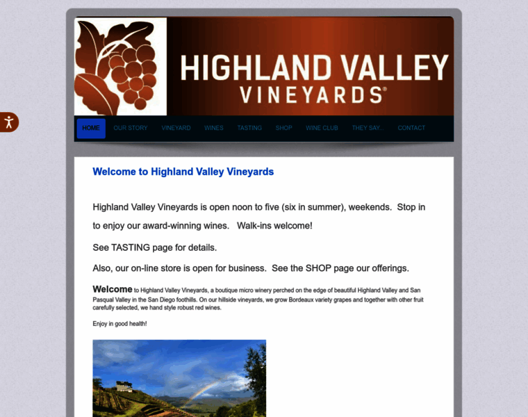 Highlandvalleyvineyards.com thumbnail