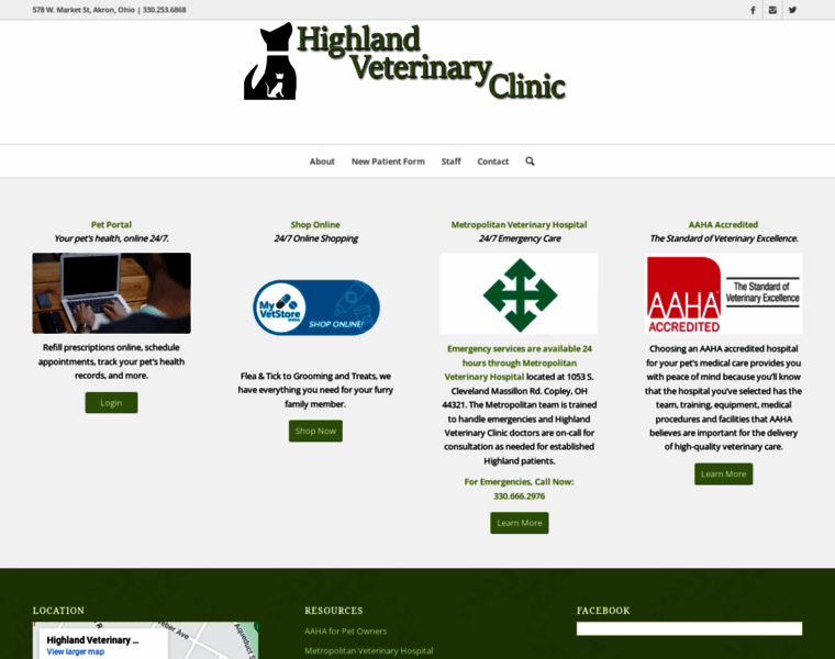 Highlandvetclinic.com thumbnail