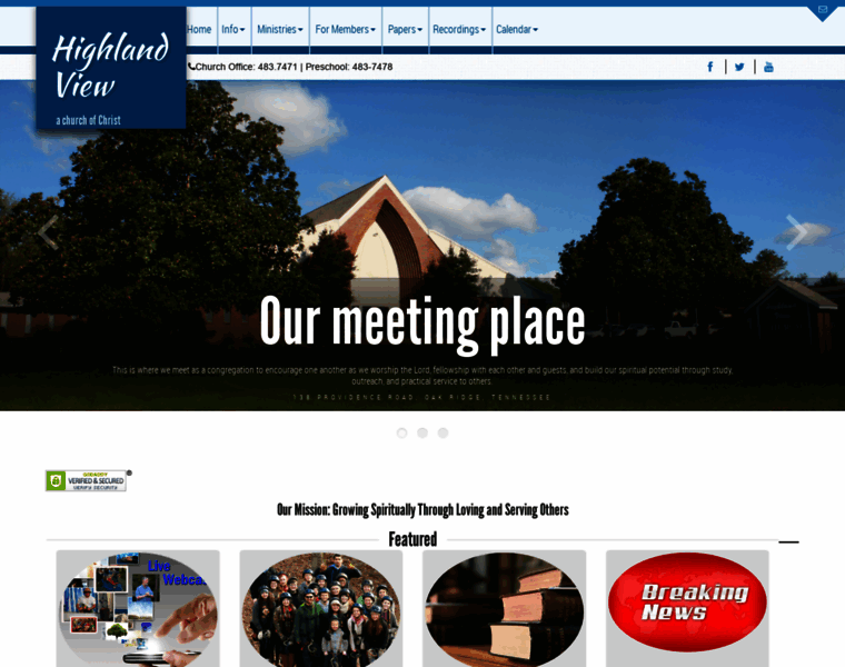 Highlandview.church thumbnail