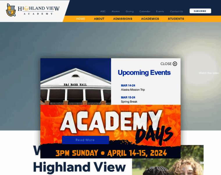 Highlandviewacademy.com thumbnail