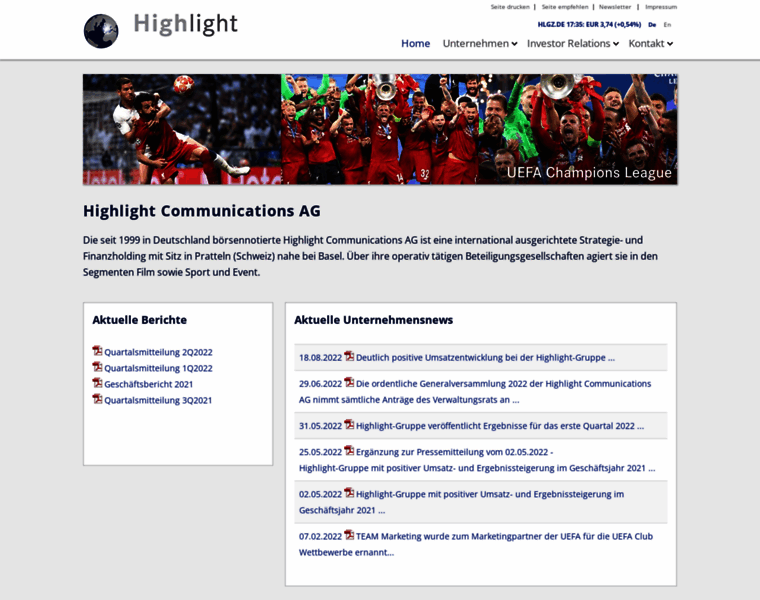 Highlight-communications.ch thumbnail