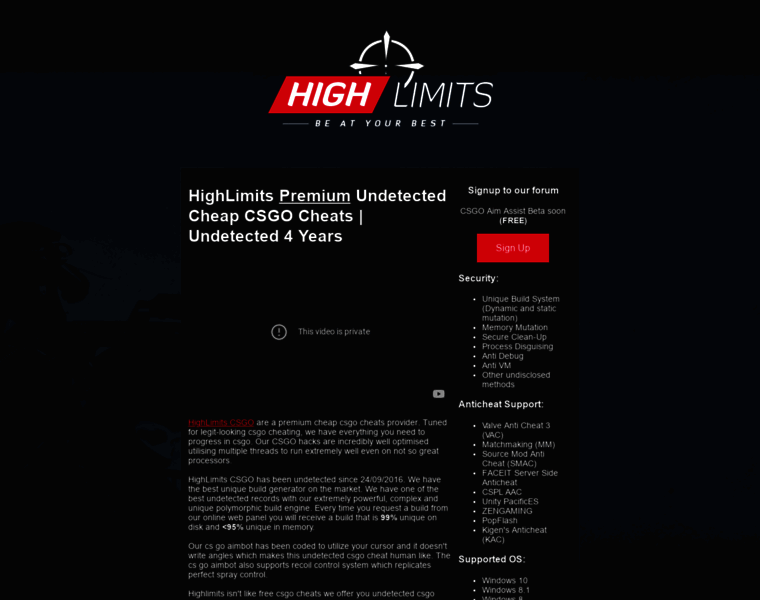 Highlimits.net thumbnail