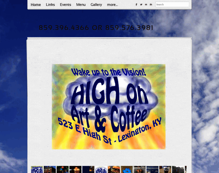 Highonartandcoffee.com thumbnail