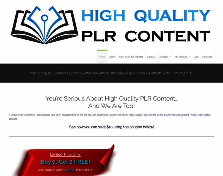 Highqualityplrcontent.com thumbnail