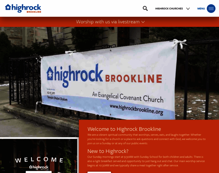 Highrockbrookline.org thumbnail