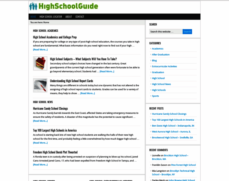 Highschoolguide.org thumbnail