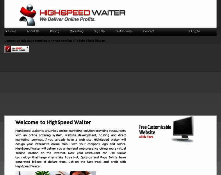 Highspeedwaiter.com thumbnail