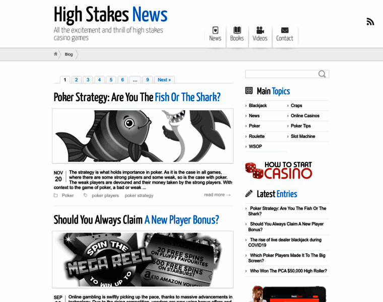 Highstakesnews.com thumbnail