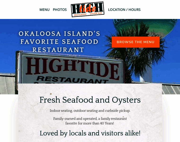 Hightiderestaurant.com thumbnail