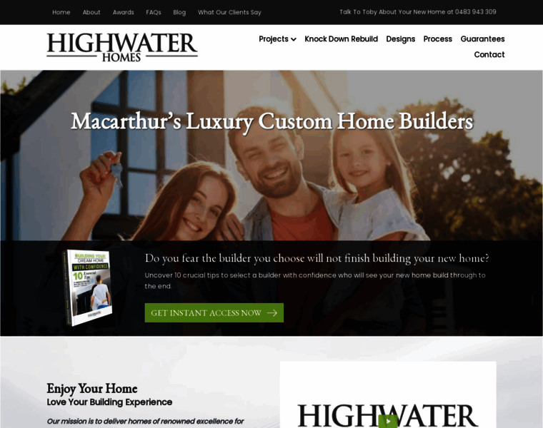 Highwaterhomes.com.au thumbnail