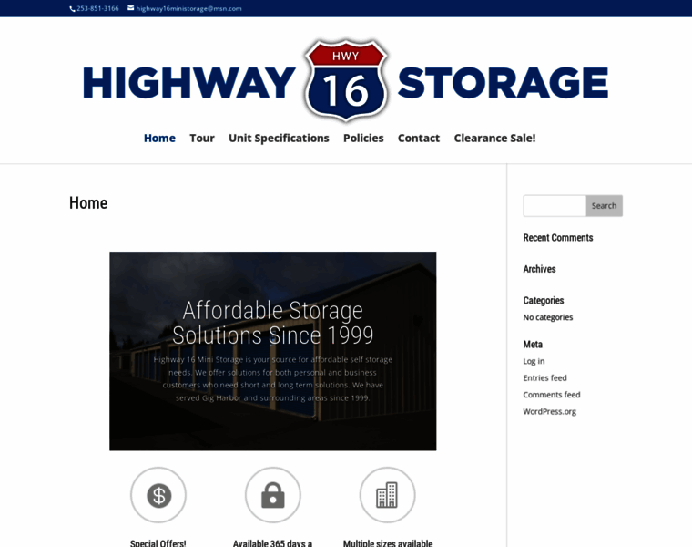 Highway16storage.com thumbnail