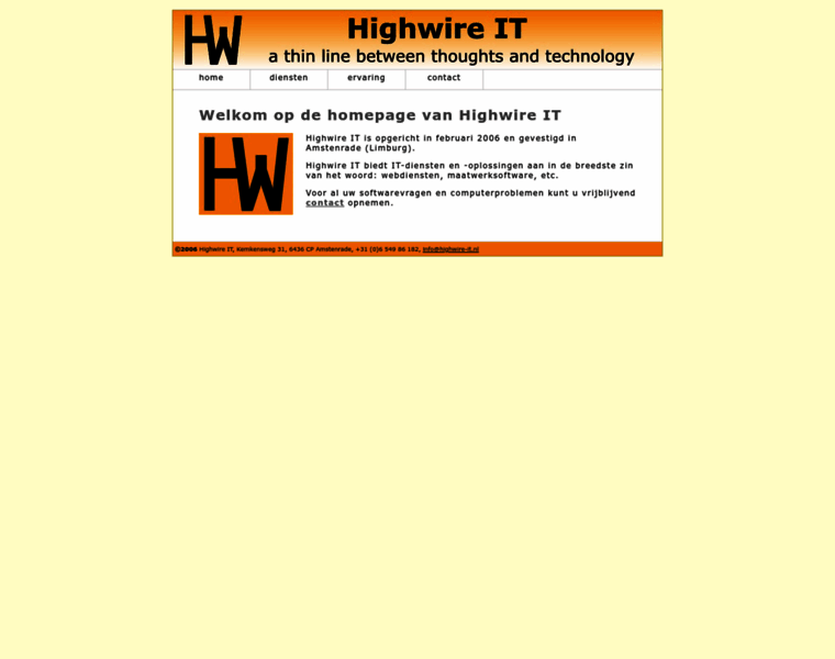 Highwire-it.nl thumbnail