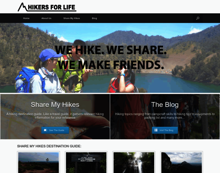 Hikersforlife.com thumbnail