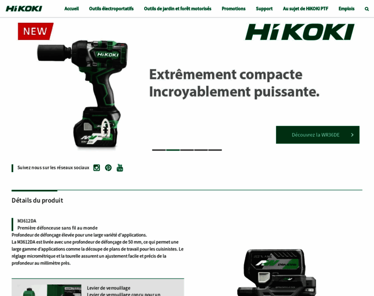 Hikoki-powertools.fr thumbnail