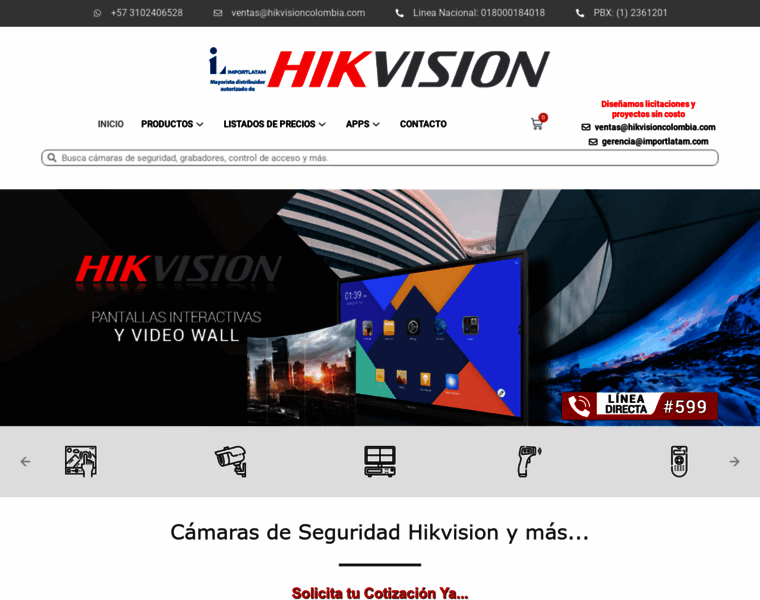 Hikvisioncolombia.com thumbnail