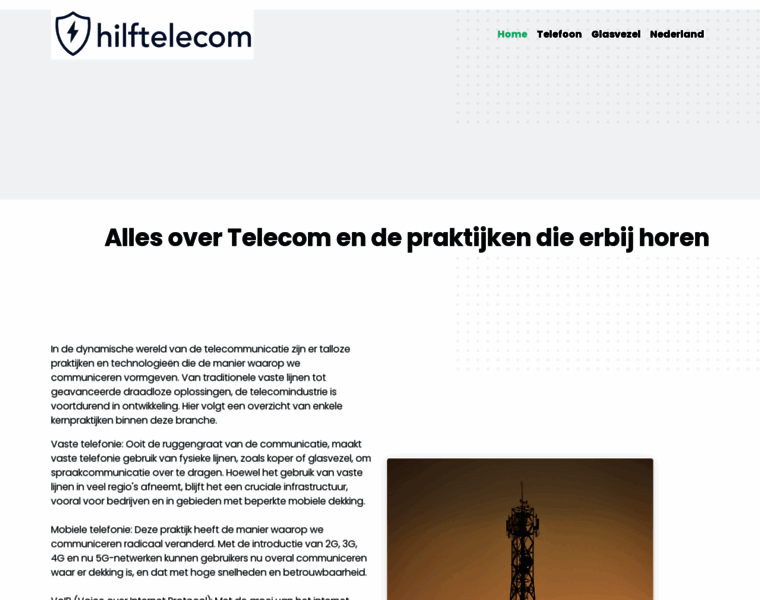 Hilftelecom.nl thumbnail