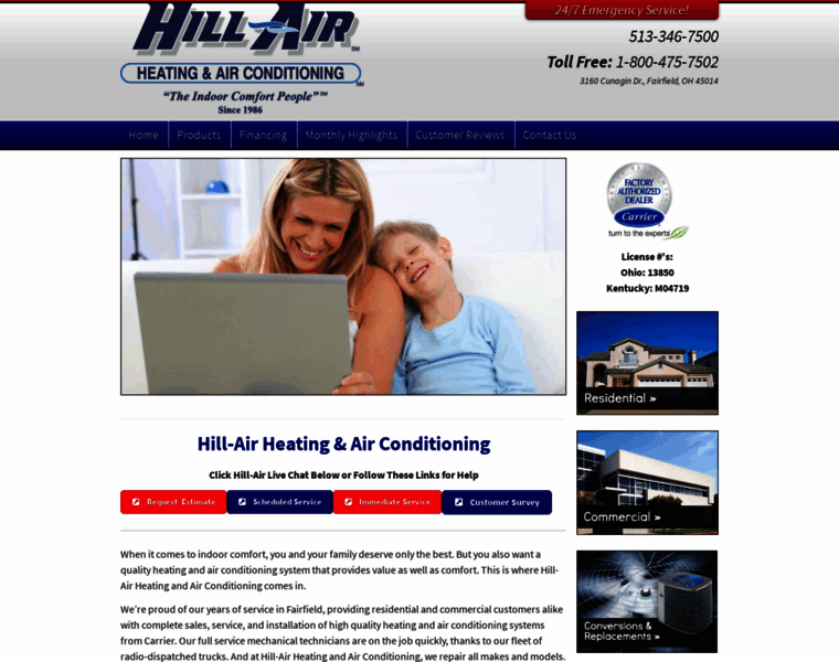 Hill-air.com thumbnail