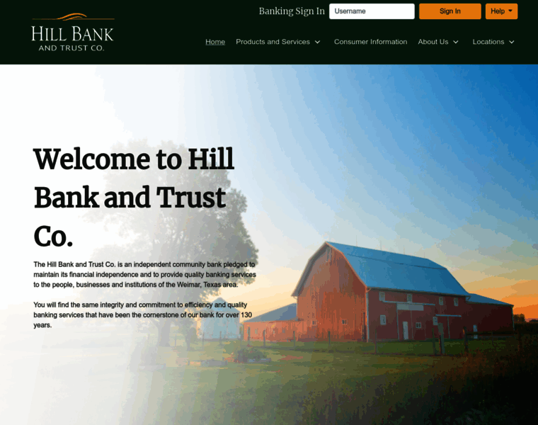 Hillbankandtrustco.com thumbnail