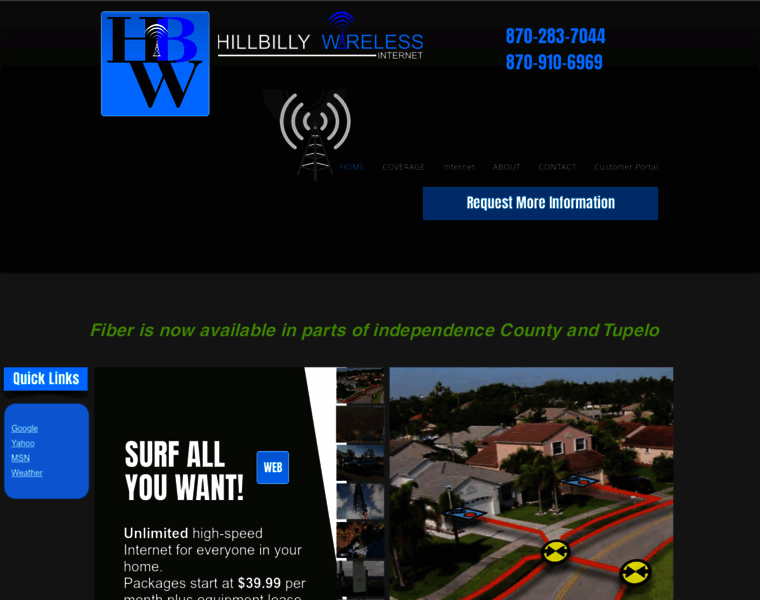 Hillbillywireless.com thumbnail