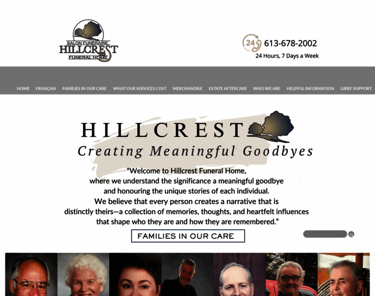 Hillcrestfuneralhome.ca thumbnail