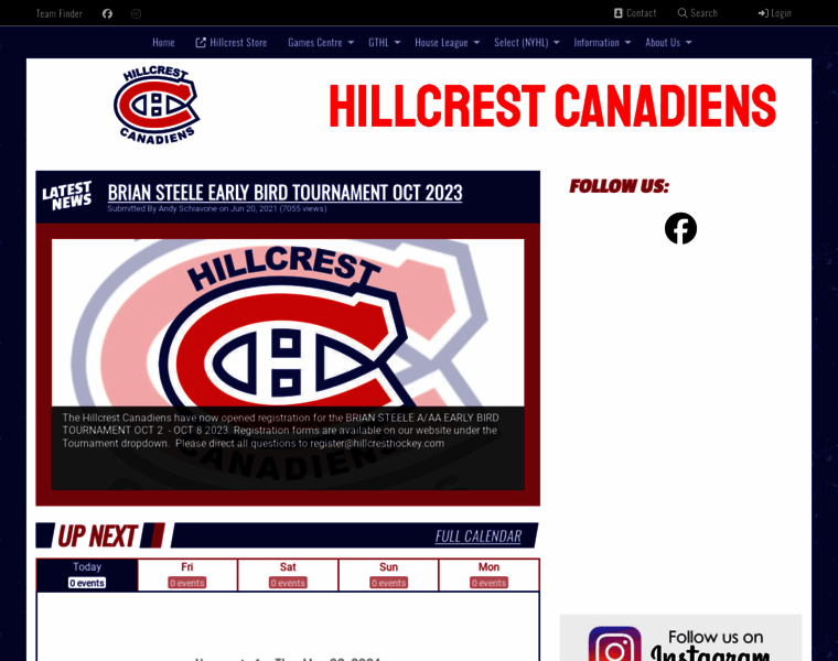 Hillcresthockey.com thumbnail