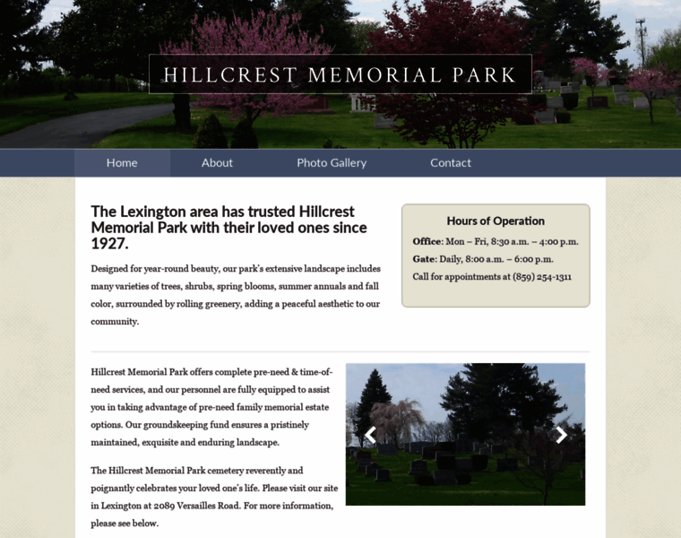 Hillcrestmemorialpark.org thumbnail
