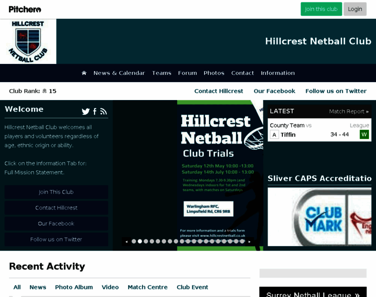 Hillcrestnetball.co.uk thumbnail