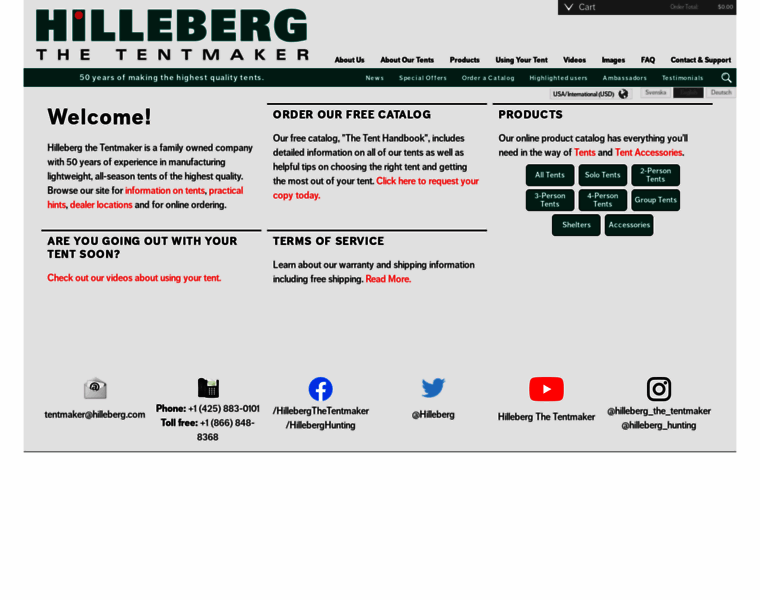 Hilleberg.com thumbnail