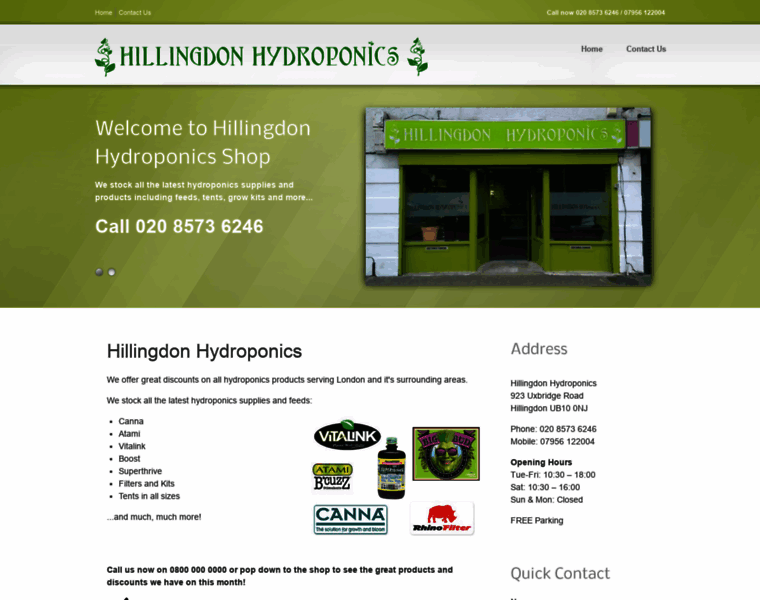 Hillingdonhydroponics.co.uk thumbnail