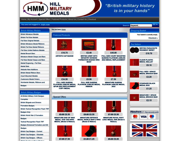Hillmilitarymedals.co.uk thumbnail