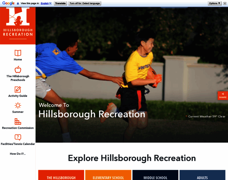 Hillsboroughrecreation.com thumbnail