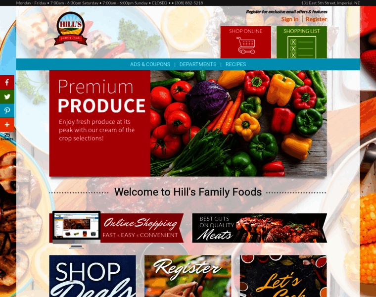 Hillsfamilyfoods.com thumbnail