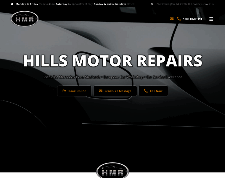 Hillsmotorrepairs.com.au thumbnail