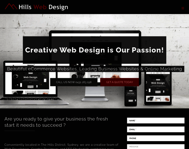 Hillswebdesign.com thumbnail