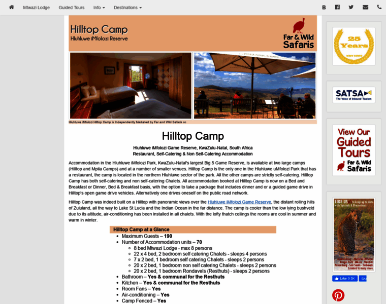Hilltopcamp.co.za thumbnail
