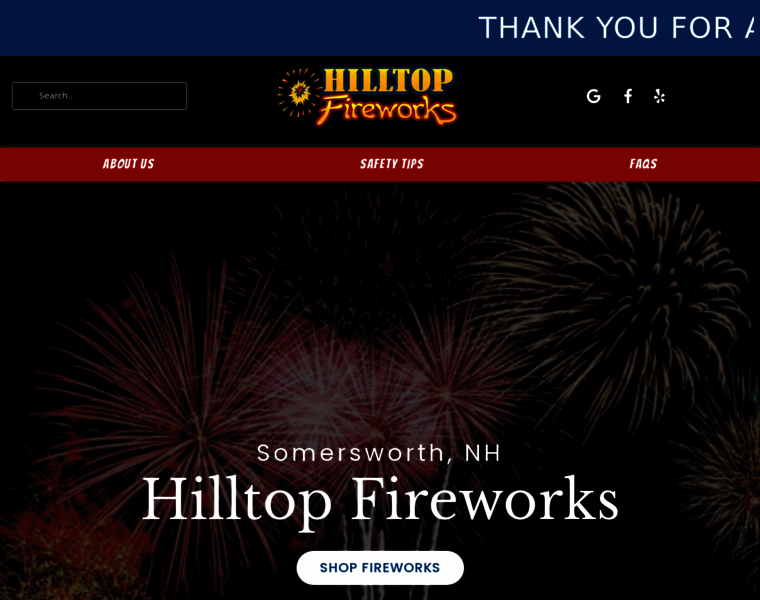 Hilltopfireworksnh.com thumbnail