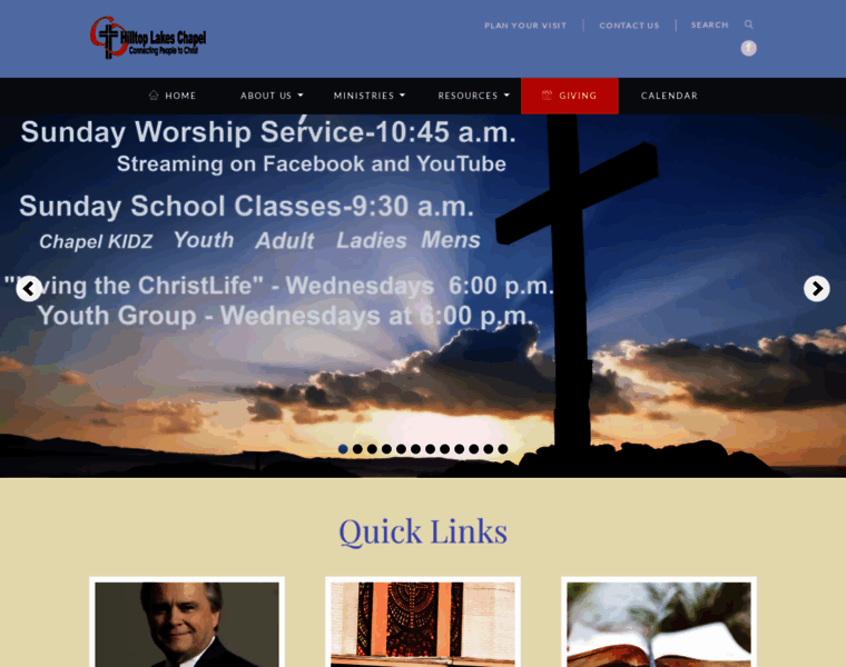 Hilltoplakeschapel.org thumbnail